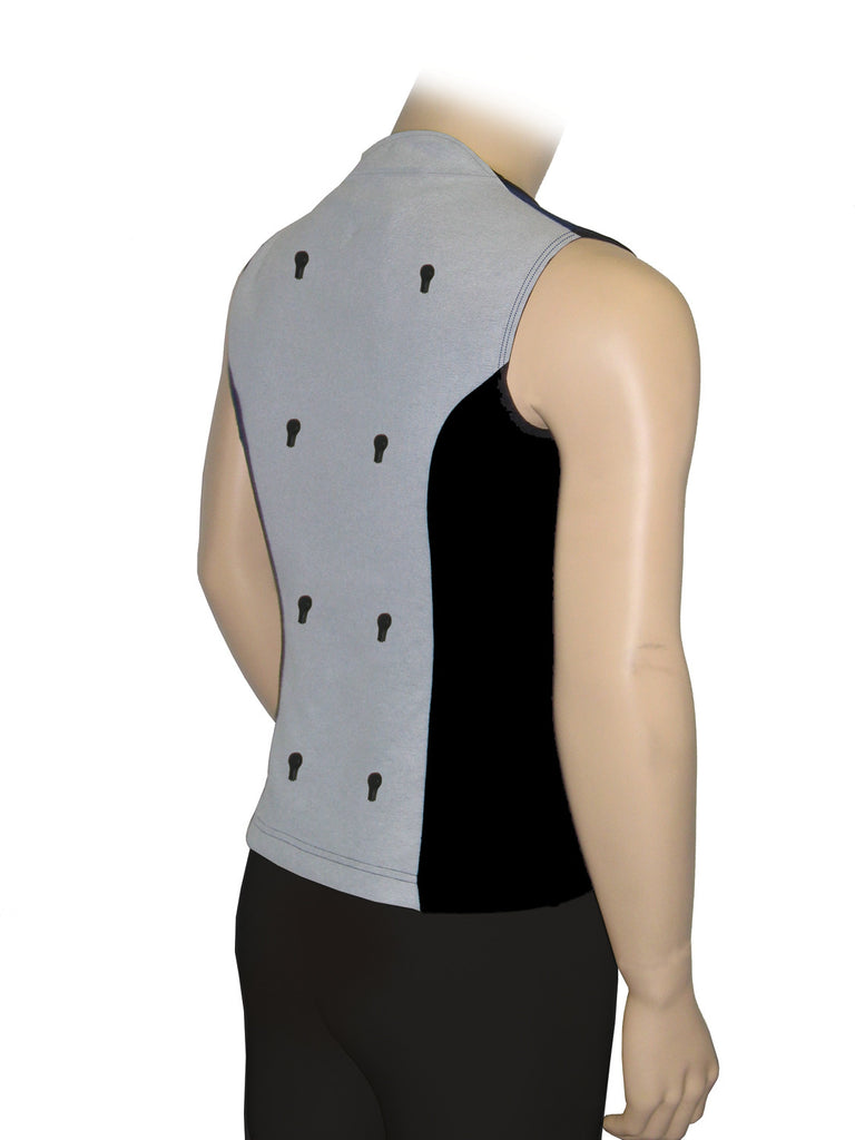 BioKnit® Conductive Garments – Full back Conductive Vest with 8 electrodes.